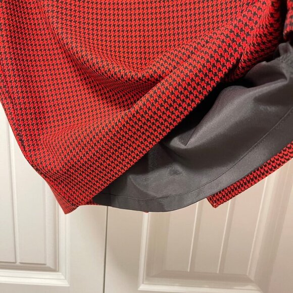 Express Houndstooth Pencil Skirt Red Black – 0 - Picture 8 of 12
